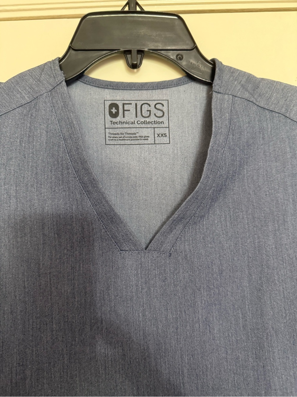 FIGS Scrub SET XXS Denim Blue - Picture 3 of 7